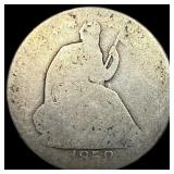 1850-O Silver Seated Liberty Half Dollar NICELY CI