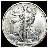 1918-D Walking Liberty Half Dollar CLOSELY  UNCIR