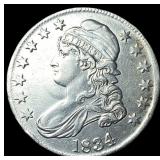 1834 Capped Bust Half Dollar CLOSELY UNCIRCULATED