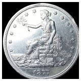 1877-S Silver Trade Dollar  CLOSELY UNCIRCULATED