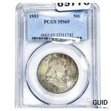 1953 Franklin Half Dollar PCGS MS66