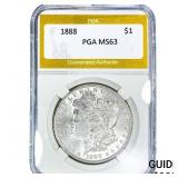 1888 Morgan Silver Dollar PGA MS63