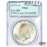 1973-S Eisenhower Dollar PCGS MS66