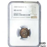 1909 Indian Head Cent NGC MS64 RB