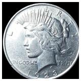 1923-D Silver Peace Dollar CLOSELY UNCIRCULATED