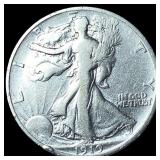 1919-D Silver Walking Liberty Half Dollar  LIGHTL