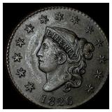 1826 Coronet Head Large Cent CLOSELY UNCIRCULATED