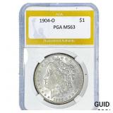 1904-O Morgan Silver Dollar PGA MS63