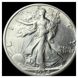 1934-S Silver Walking Liberty Half Dollar  CLOSEL