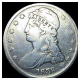 1838 Capped Bust Half Dollar LIGHTLY CIRCULATED