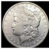 1894-S Silver Morgan Dollar NEARLY UNCIRCULATED