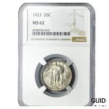 1923 Standing Liberty Quarter NGC MS62