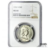 1952-S Franklin Half Dollar NGC MS66