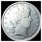 1900 Barber Half Dollar LIGHTLY CIRCULATED
