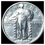 1920-S Silver Standing Liberty Quarter  CLOSELY U