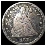 1876-CC Silver Quarter Dollar LIGHTLY CIRCULATED
