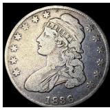 1836 Capped Bust Half Dollar LIGHTLY CIRCULATED