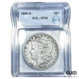 1900-O Morgan Silver Dollar ICG VF30