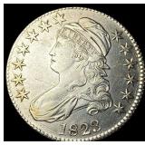 1823 Capped Bust Half Dollar CLOSELY UNCIRCULATED