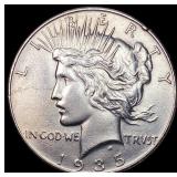 1935 Silver Peace Dollar CLOSELY UNCIRCULATED