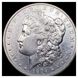 1904-S Silver Morgan Dollar CLOSELY UNCIRCULATED