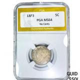 1883 Liberty Victory Nickel PGA MS64 No Cents