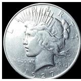1927 Peace Silver Dollar NEARLY UNCIRCULATED