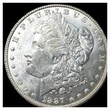 1887 Silver Morgan Dollar UNCIRCULATED
