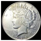 1928 Silver Peace Dollar NEARLY UNCIRCULATED