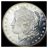 1881-S Silver Morgan Dollar CHOICE BU