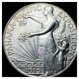 1915-S Silver Half Dollar Panama-Pacific UNCIRCULA