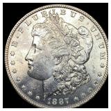 1887 Silver Morgan Dollar UNCIRCULATED
