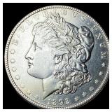 1892 Morgan Silver Dollar CLOSELY UNCIRCULATED