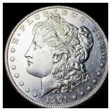 1901-S Silver Morgan Dollar CHOICE AU