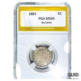 1883 Liberty Victory Nickel PGA MS64 No Cents