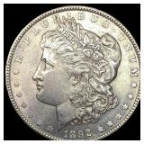 1892 Silver Morgan Dollar CHOICE AU