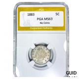 1883 Liberty Victory Nickel PGA MS63 No Cents