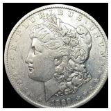 1889 Morgan Silver Dollar NEARLY UNCIRCULATED