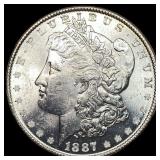 1887 Morgan Silver Dollar UNCIRCULATED