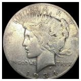 1934 Peace Silver Dollar LIGHTLY CIRCULATED