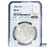 1900-O Morgan Silver Dollar NGC MS63