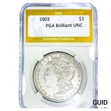 1903 Morgan Silver Dollar PGA Brilliant UNC