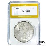 1898 Morgan Silver Dollar PGA MS64