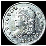 1832 Capped Bust Half Dime  NEARLY UNCIRCULATED