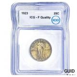 1923 Standing Liberty Quarter ICG F