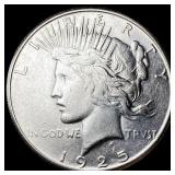 1925-S Silver Peace Dollar CLOSELY  UNCIRCULATED