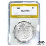 1888 Morgan Silver Dollar PGA MS64