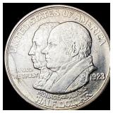 1923-S Silver Monroe Doctrine Centennial Half Doll