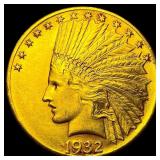 1932 Gold $10 Indian Head Eagle CLOSELY UNCIRCULAT