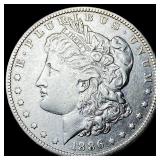 1886-O Silver Morgan Dollar NEARLY UNCIRCULATED